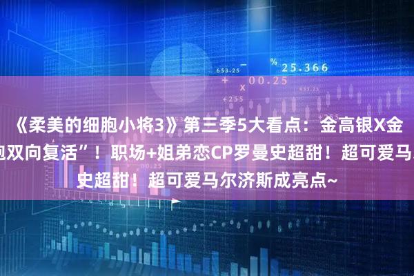 《柔美的细胞小将3》第三季5大看点:金高银X金载原“恋爱细胞双向复活”!职场+姐弟恋CP罗曼史超甜!超可爱马尔济斯成亮点~