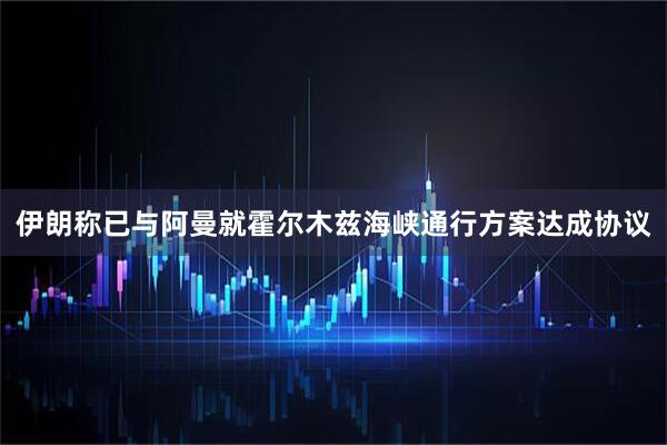 伊朗称已与阿曼就霍尔木兹海峡通行方案达成协议